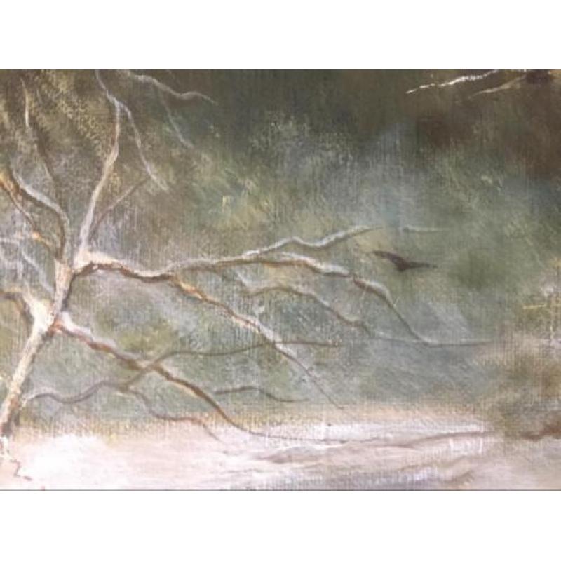 Oud olieverf schilderij ( naar Louis Apol)