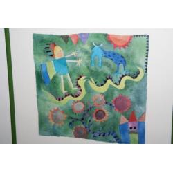 Sylvia Edwards framed print 41cm.hoog 30,5cm.breed