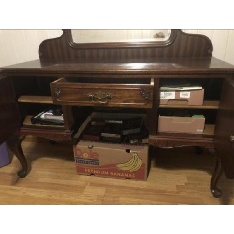 Dressoir , wastafel antiek, kaptafel