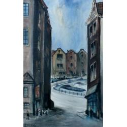 Jacques Mels - Aquarel: Amsterdam