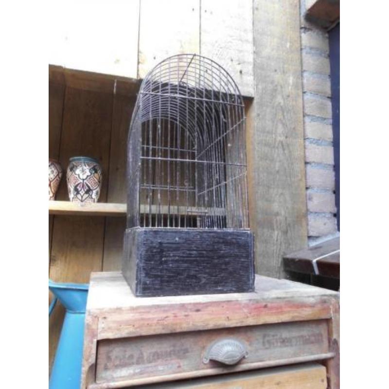 oude brocante vogelkooi