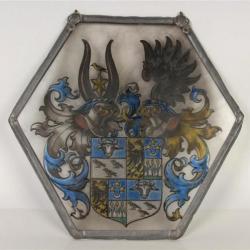 HERALDIEK * FRAAI GEBRANDSCHILDERD * Glas in Lood *