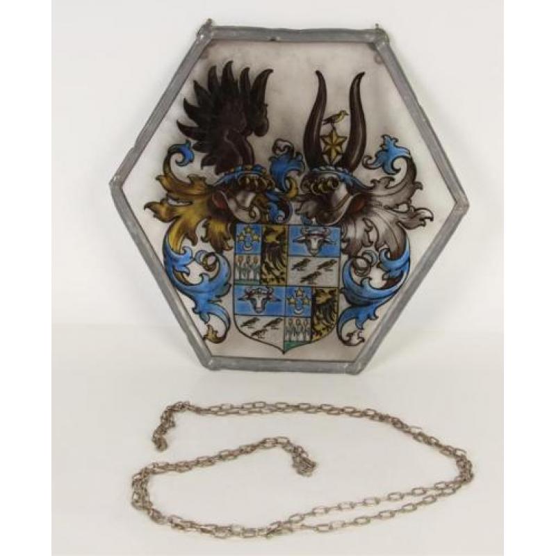 HERALDIEK * FRAAI GEBRANDSCHILDERD * Glas in Lood *