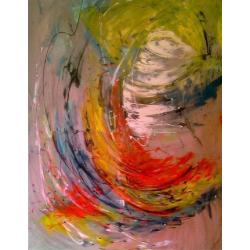 Abstracte Olieverf Schilderijen op Canvas van €50 t/m €350.