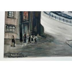 Jacques Mels - Aquarel: Amsterdam