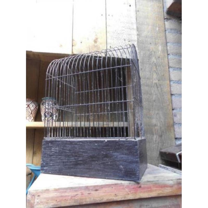 oude brocante vogelkooi