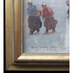 ==mensen op straat=====Henry Warren Poor =====USA
