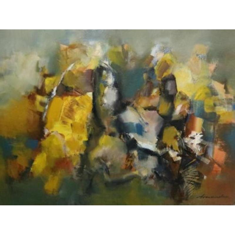 Nikolai Arnaudov, grote abstracte compositie