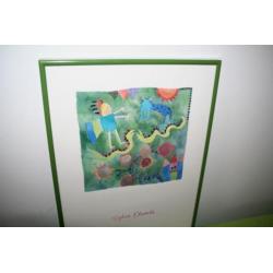 Sylvia Edwards framed print 41cm.hoog 30,5cm.breed