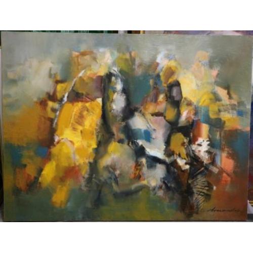 Nikolai Arnaudov, grote abstracte compositie