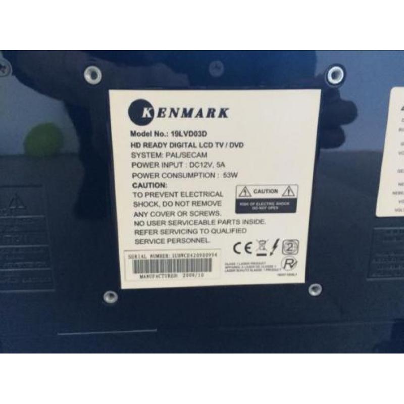Tv met geintegreerde dvd speler | diameter 45 cm