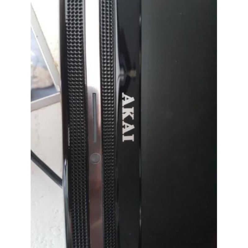 Te akai tv dvd met Hang plaat en voet