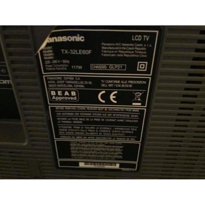 Panasonic TX-32LE60F (32") HDready LCD TV met HDMI