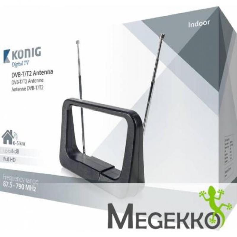 Binnen DVB-T/T2 Antenne 8 dB VHF / UHF