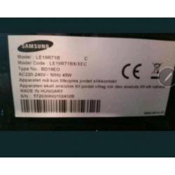 Samsung tv incl afstandsbediening