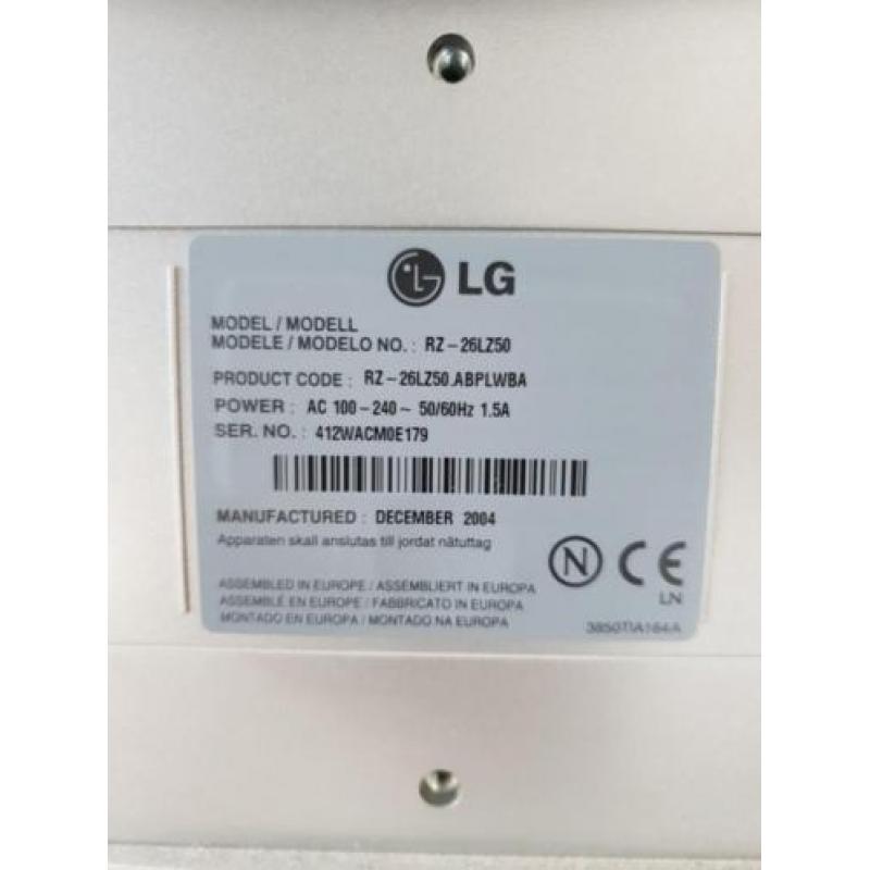 LG lcd tv zonder afstandsbediening