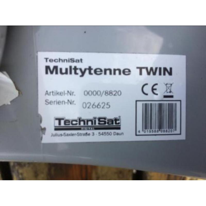 Satellietschotel Technisat Multytenne Twin.