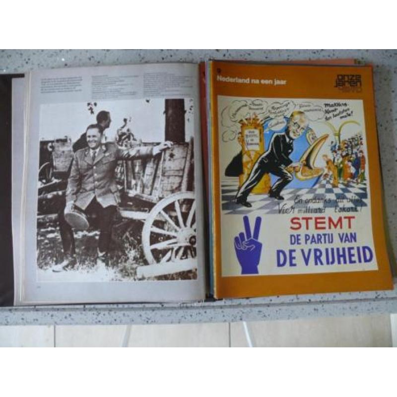 25 Jaar wereldgeschiedenis, onze jaren 45 - 70 (120 stuks)
