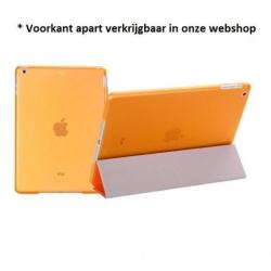 iPad PRO 12.9 achterkant hoes hoesje case doorzichtig Oranje