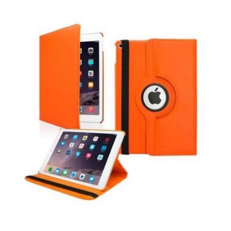 iPad Pro 9.7 lederen hoes hoesje 360 graden case - Oranje