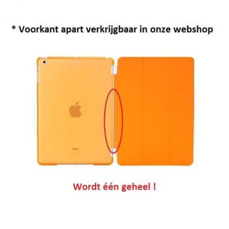 iPad PRO 12.9 achterkant hoes hoesje case doorzichtig Oranje
