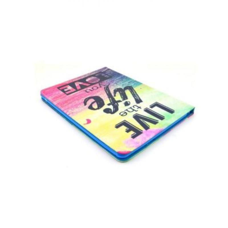 iPad Air 1 leren hoes hoesje case - Live The Life You Love
