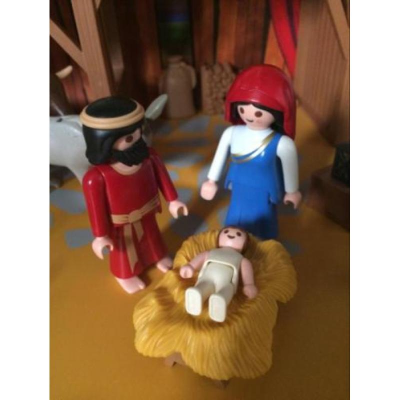 Kerststal playmobil 4884