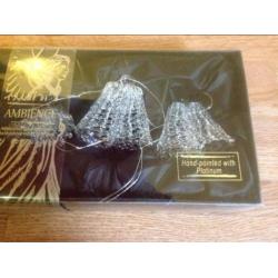 Kerst versiering glas ornamenten handgemaakt