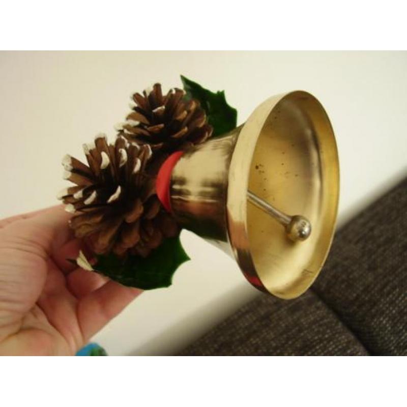 hele oude kerstklok/ kerst bel/kerstbel in doos