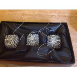 Kerst versiering glas ornamenten handgemaakt