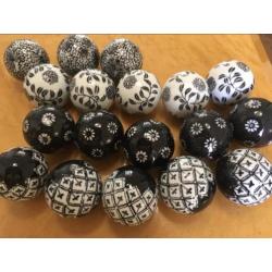 18 exclusieve riviera maison porseleinen kerstballen