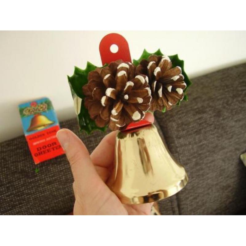 hele oude kerstklok/ kerst bel/kerstbel in doos