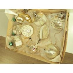 oude kerstballen mooie set 10 stuks teab