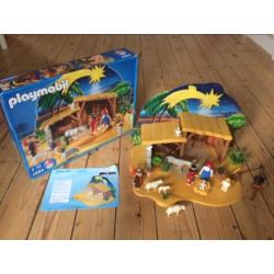 Kerststal playmobil 4884