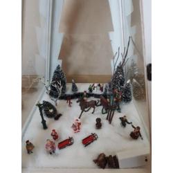 Houten kerstboom piramide