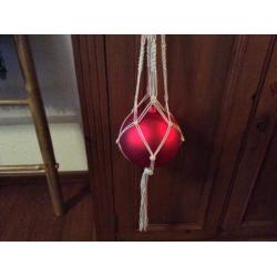 Kerstbal in een hanger