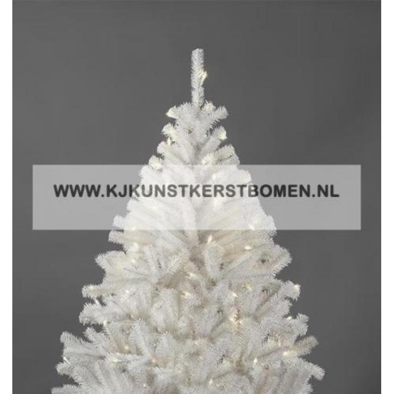 Kunstkertboom Maine wit inclusief warme LED verlichting