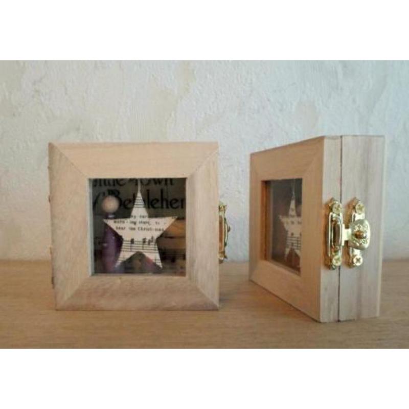 kleine hand-made kerststalletjes