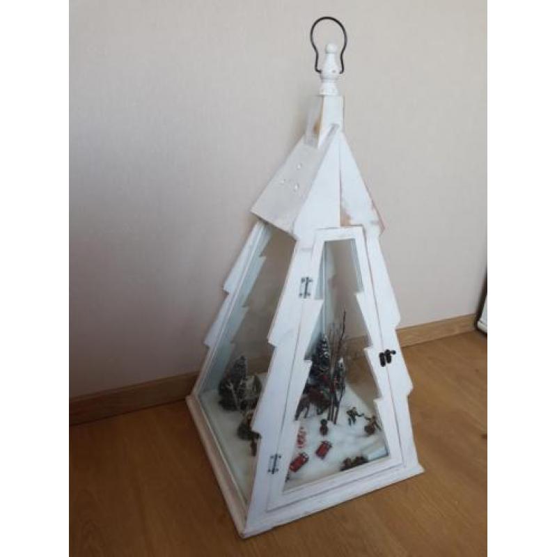 Houten kerstboom piramide