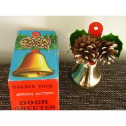 hele oude kerstklok/ kerst bel/kerstbel in doos
