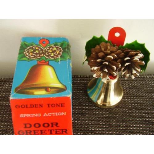 hele oude kerstklok/ kerst bel/kerstbel in doos