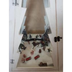 Houten kerstboom piramide