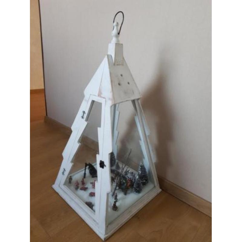 Houten kerstboom piramide