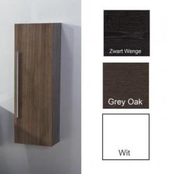Hoge kast 120 cm wit (Badkamermeubels)