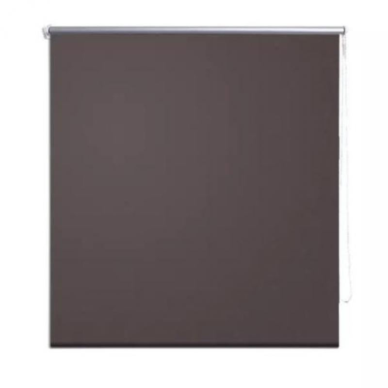 vidaXL Rolgordijn verduisterend 120 x 230 cm koffiebruin