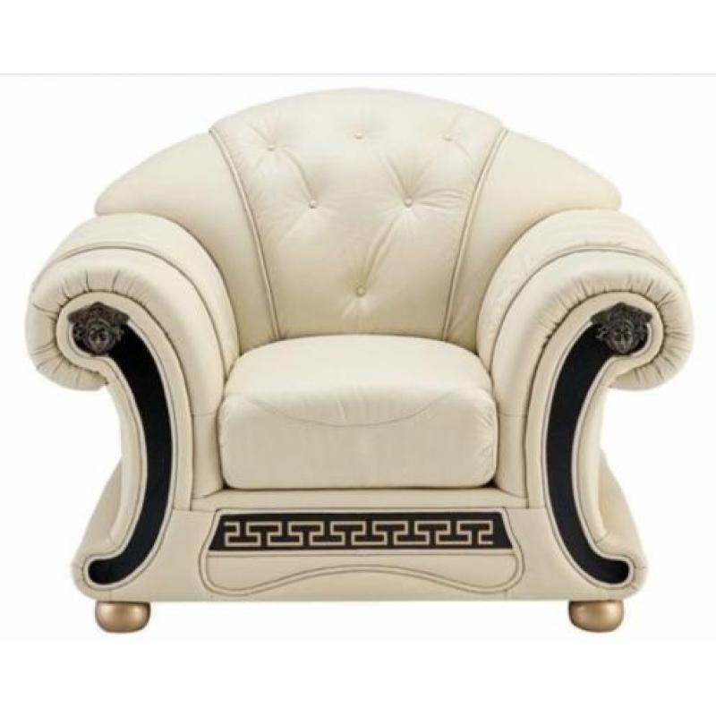 - versace klassieke italiaansen banken leer 3+2 zits 1150,-