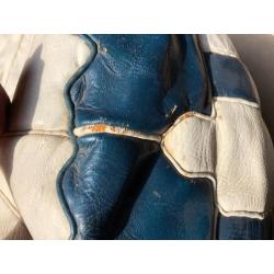 Poef van Marrokaans leder, Vintage Marrakesh style