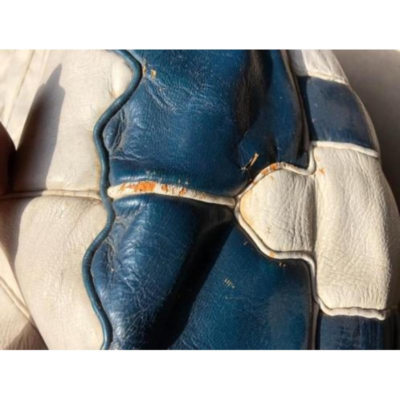 Poef van Marrokaans leder, Vintage Marrakesh style