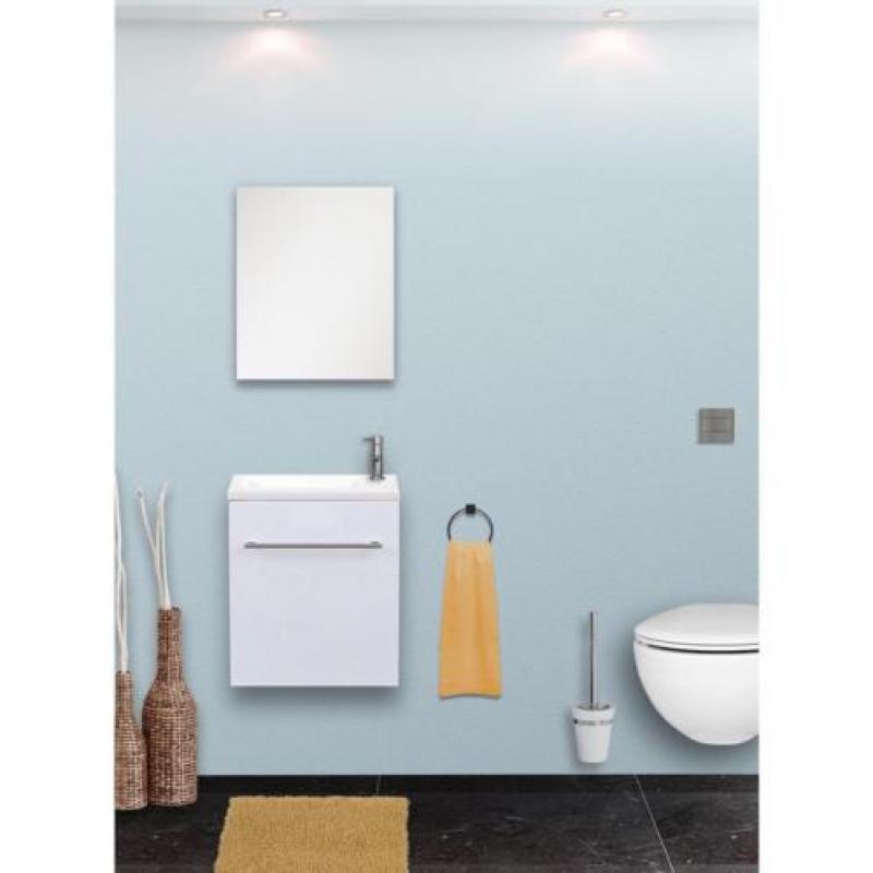 Fonteinmeubel Differnz Gita 40x22x45 cm MDF Wit (inclusie...
