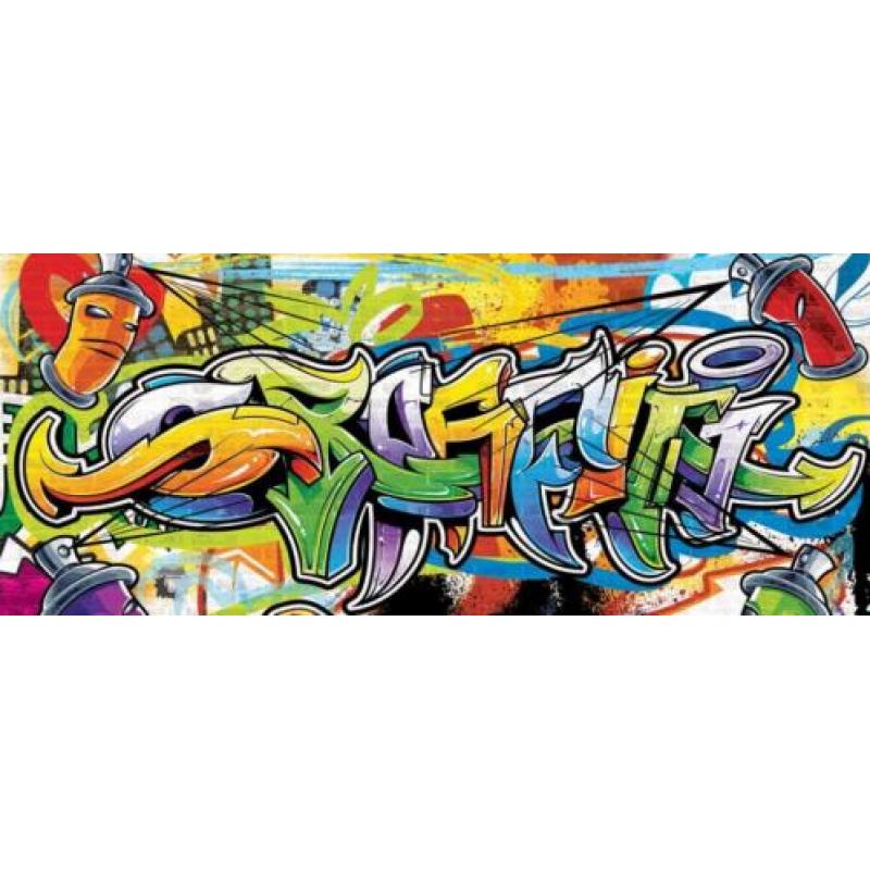 Fotobehang GRAFFITI Gratis lijm en Verzenden 11400